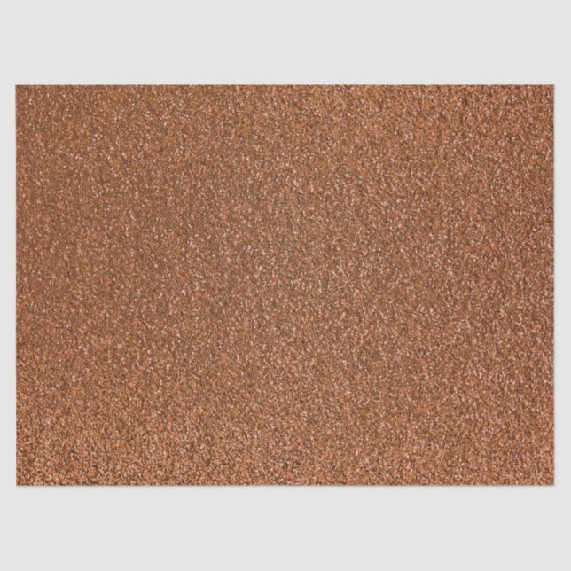 Pumpkin Orange Glitter Decoupage Background  Tissue Paper (Front)