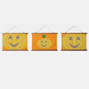 Pumpkin Orange Hanging Tapestry