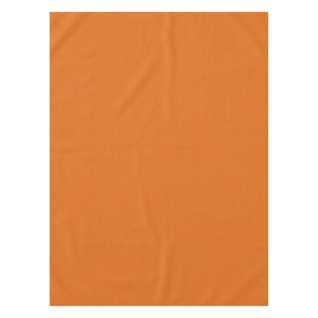 Pumpkin Orange Tablecloth (Front)