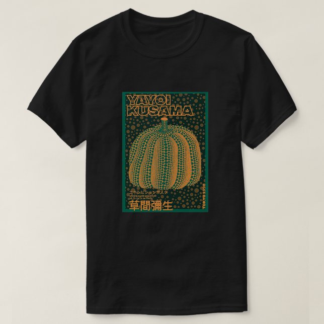 Pumpkin Orange Tokyo 1998 Yayoi Kusama T-Shirt (Design Front)