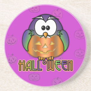 pumpkin owl coaster