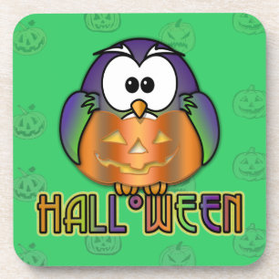 pumpkin owl coaster