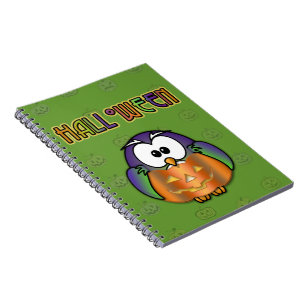 pumpkin owl notebook