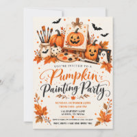 Pumpkin Painting Party Halloween Fall Gathering