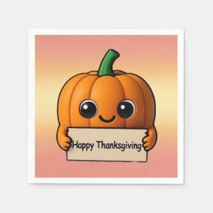 Pumpkin Pal Thankgiving Napkin 
