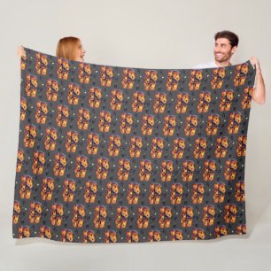 Pumpkin Pals Fleece Blanket