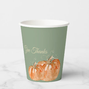 Pumpkin  paper cups