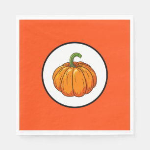 Pumpkin Paper Napkin
