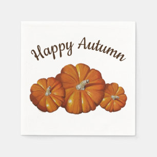Pumpkin Paper Napkins