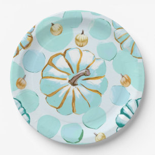 Pumpkin Paper Plate