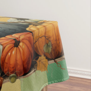 Pumpkin Party Halloween Thanksgiving Fall No2 Tablecloth