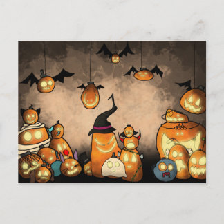 Pumpkin Party Postcard
