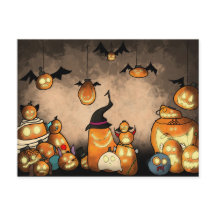 Pumpkin Party Postcard