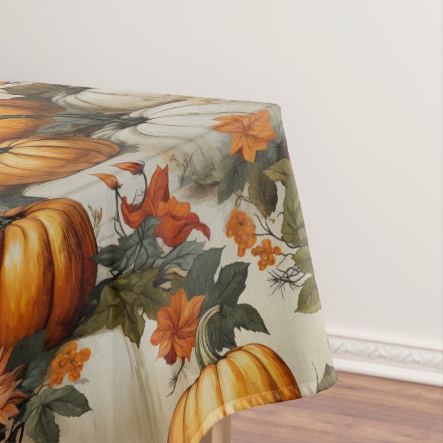 Pumpkin Party Thanksgiving Autumn No1 Tablecloth (In Situ)