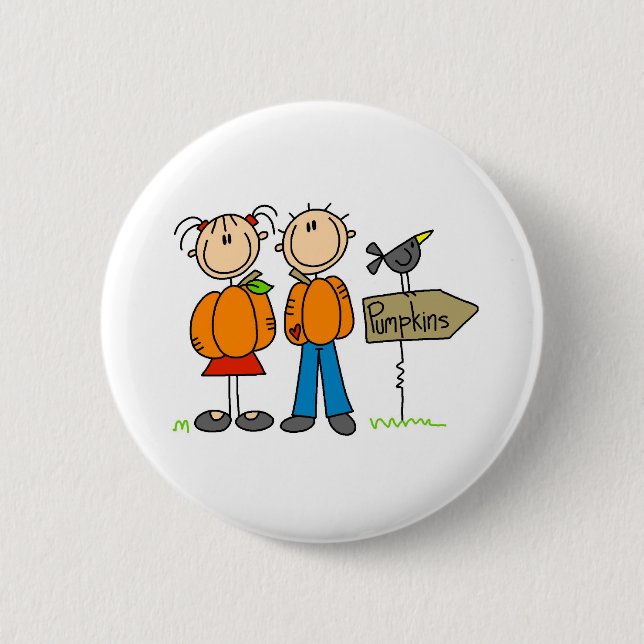 Pumpkin Patch 6 Cm Round Badge (Front)