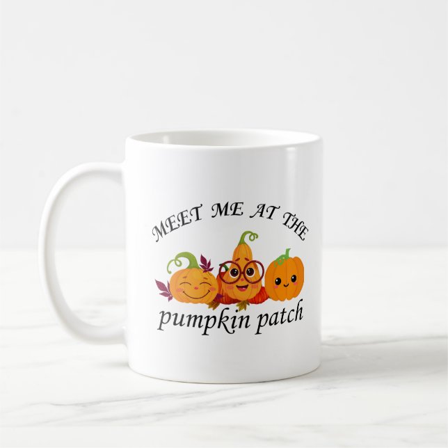 Pumpkin Patch Adventures: Fall Tee Coffee Mug (Left)