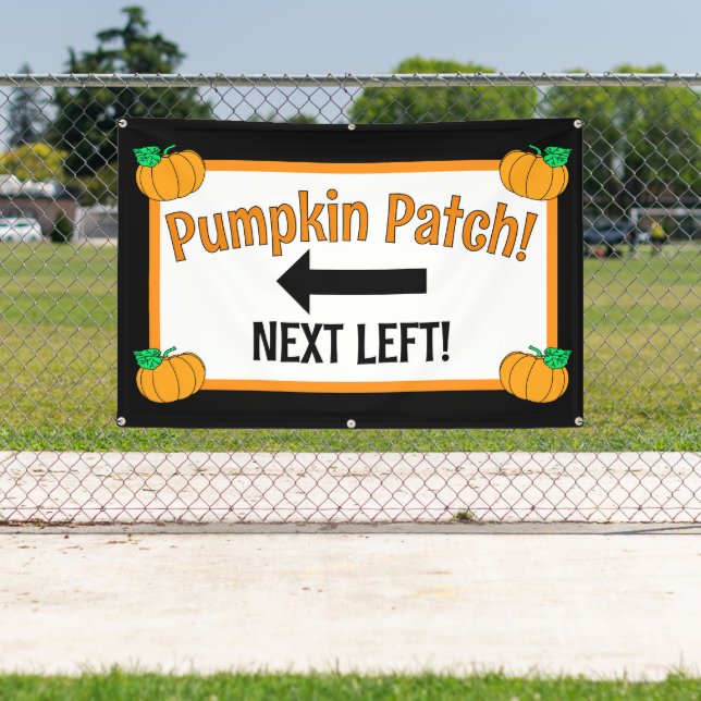 Pumpkin Patch Arrow Banner (Insitu)