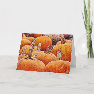 Pumpkin Patch Art Note Card