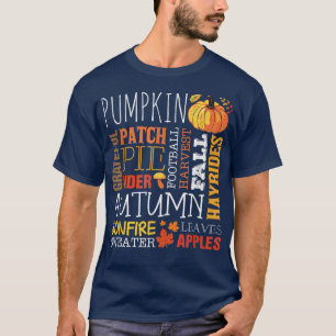Pumpkin Patch Autumn Png T-Shirt