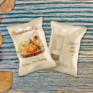 Pumpkin Patch Birthday Chip Bag