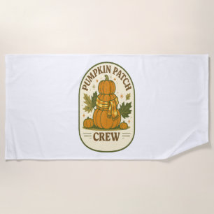 Pumpkin Patch Crew Beach Towel