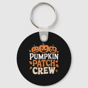 Pumpkin Patch Crew Funny Pumpkin Patch Squad Thank Key Ring