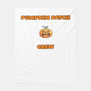 Pumpkin Patch Crew Matching Fall Outfits Classic T Fleece Blanket