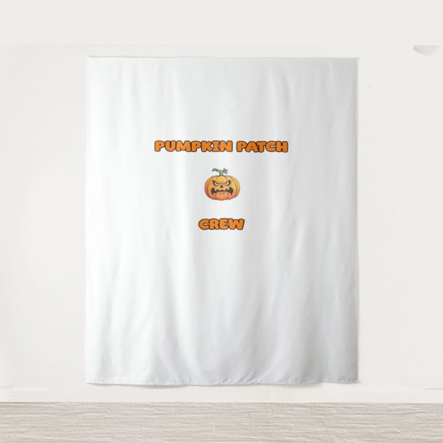 Pumpkin Patch Crew Matching Fall Outfits Classic T Tapestry (Front)