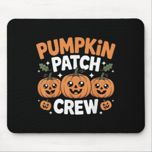 Pumpkin Patch Crew Matching Family Fall Autumn Mouse Pad