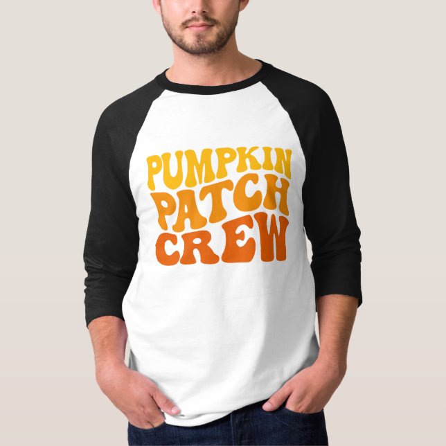Pumpkin Patch Crew, Men's  T-Shirt (Front)