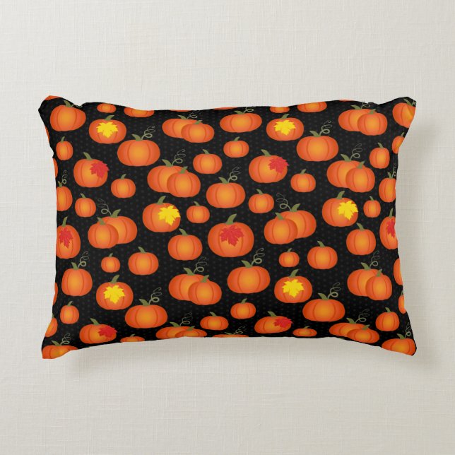 Pumpkin Patch  Decorative Cushion (Front)