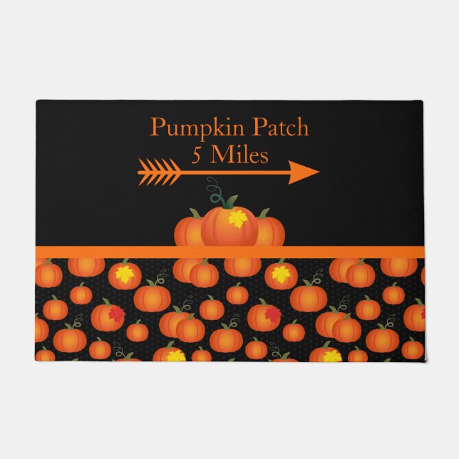 Pumpkin Patch  Doormat (Front)