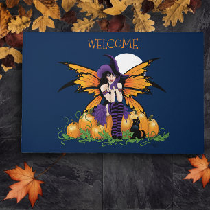 Pumpkin Patch Fairy Doormat