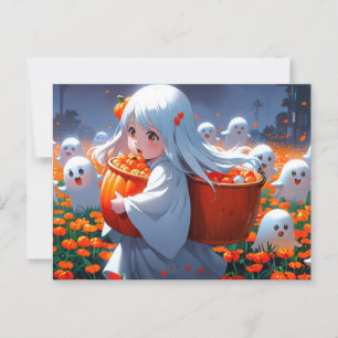 Pumpkin Patch Fright Postcard