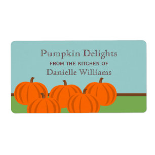 Pumpkin Patch Halloween Baking Labels