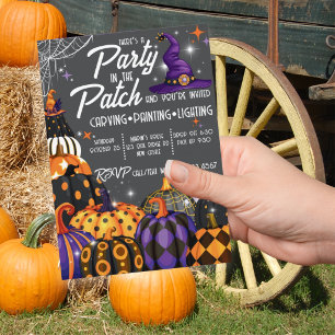 Pumpkin Patch Halloween Party Invitation