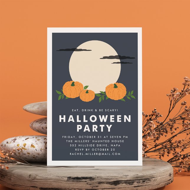 Pumpkin Patch Halloween Party Invitation (Creator Uploaded)