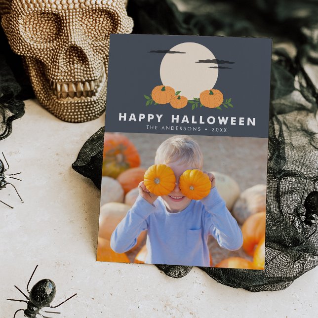 Pumpkin Patch Halloween Photo Card (Creator Uploaded)