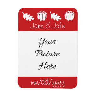 Pumpkin Patch in Cherry Save-the-Date Magnet