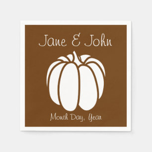 Pumpkin Patch in Chocolate Napkins