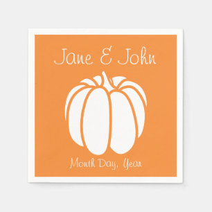 Pumpkin Patch in Orange Napkins