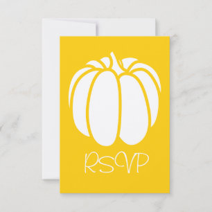 Pumpkin Patch in Yellow RSVP Card
