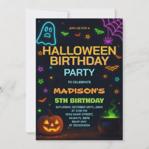 Pumpkin Patch Kids Birthday Invitation