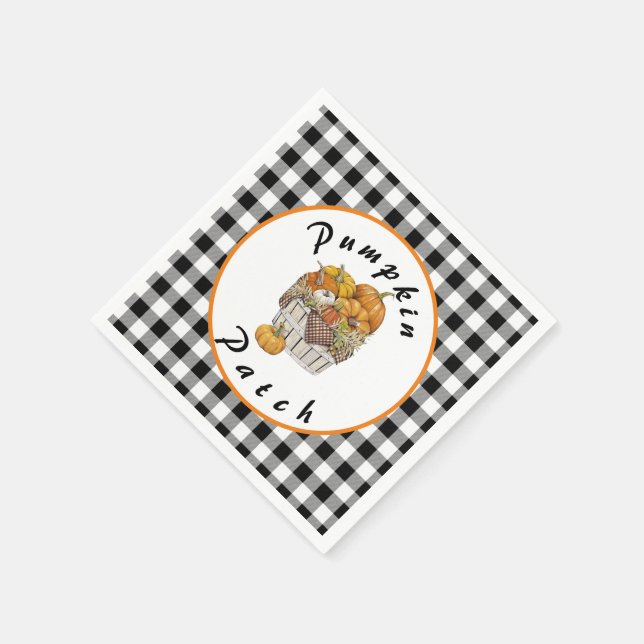 Pumpkin patch napkin (Corner)