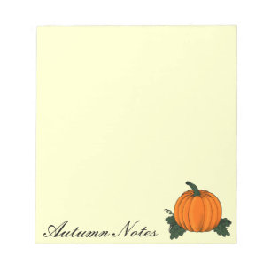 Pumpkin Patch Notepad