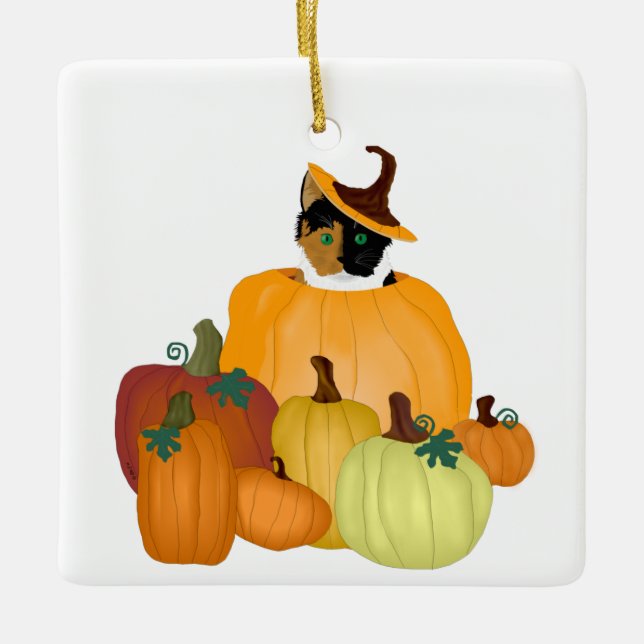 Pumpkin Patch Ornament (Front)