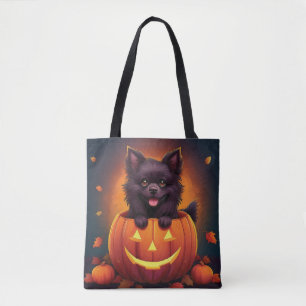 Pumpkin Patch Pomchi Tote Bag