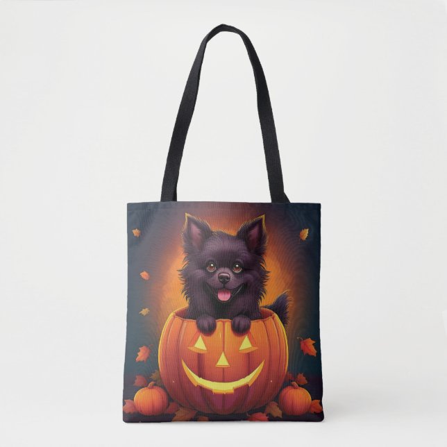 Pumpkin Patch Pomchi Tote Bag (Front)