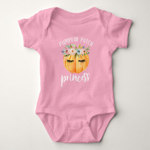 Pumpkin Patch Princess Halloween Baby Bodysuit