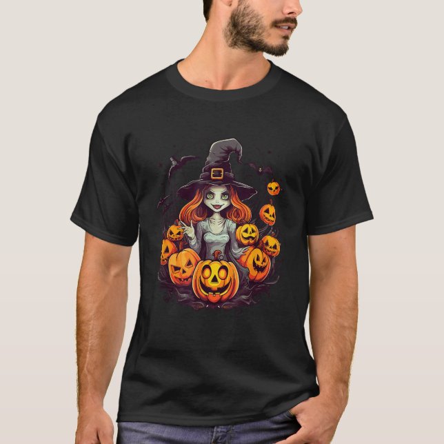 Pumpkin Patch Prowler Spooktacular Halloween Tee (Front)